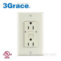 15 Amp Light Almond Self Test GFCI Outlet